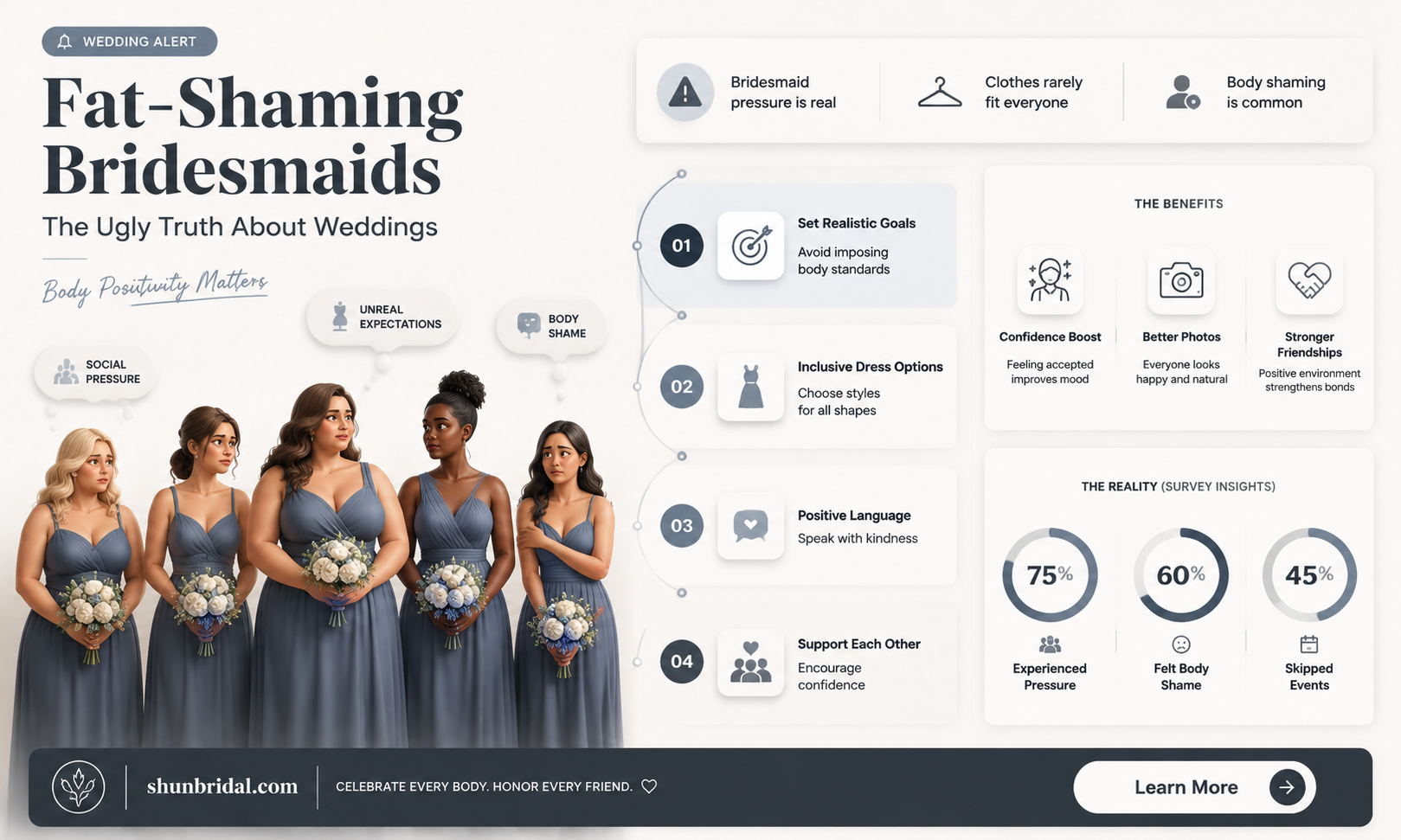 are fat bridesmaids shamed at the wedding