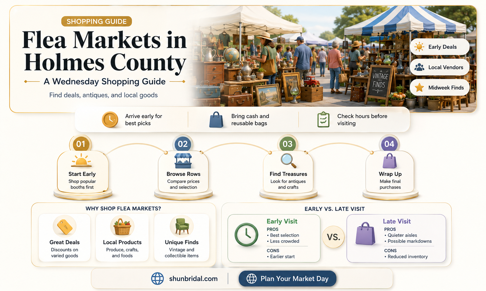are there any flea markets in holmes co on wed