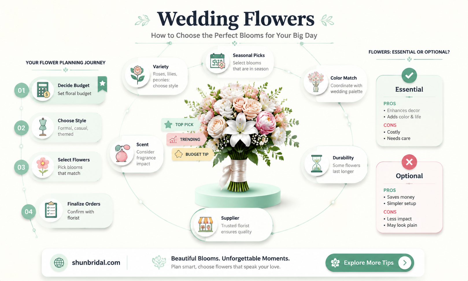 are flowers necessary for a wedding
