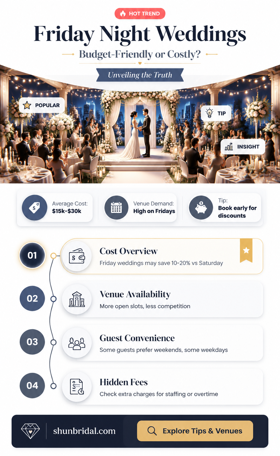 are friday night weddings cheaper
