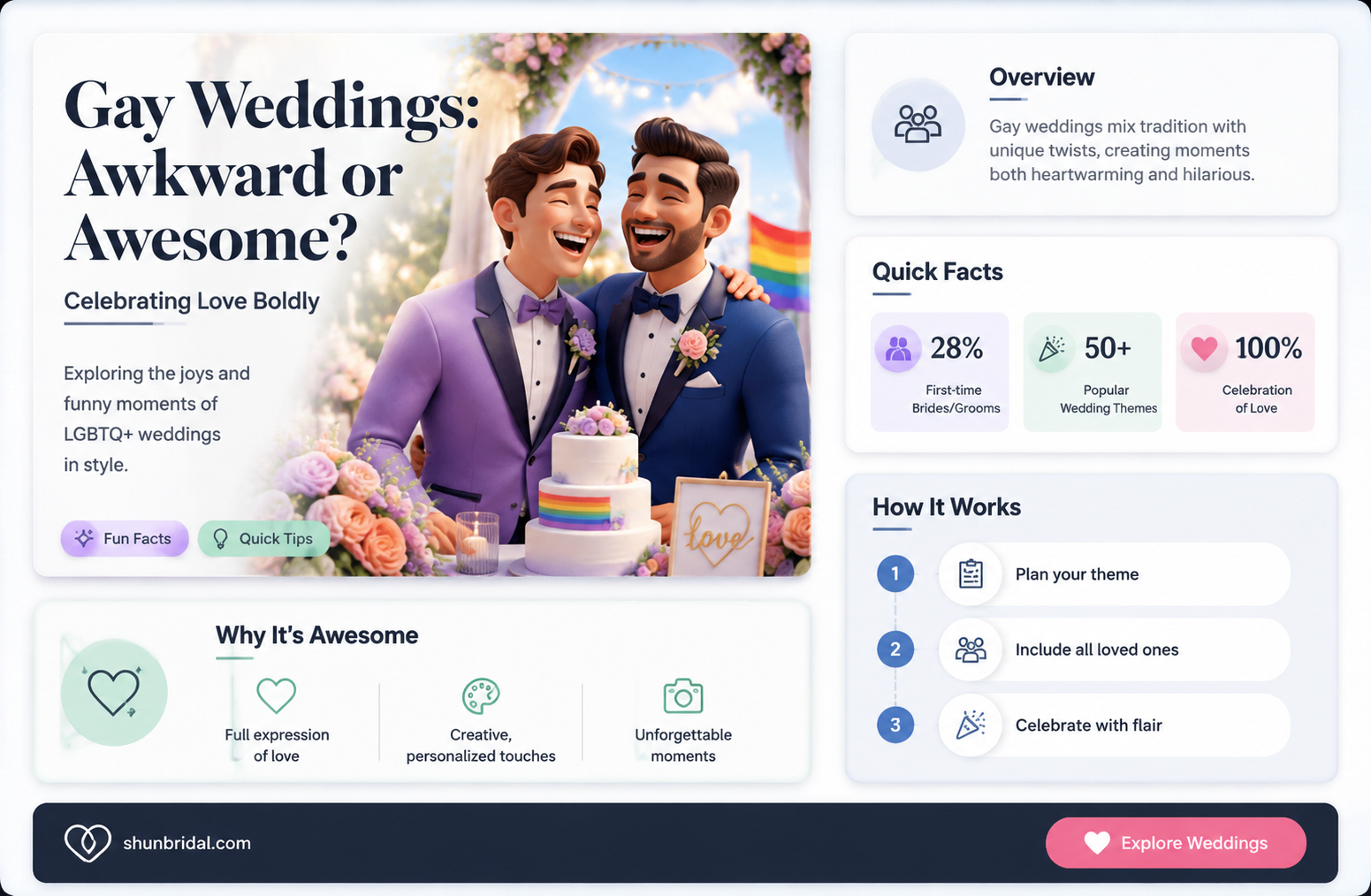 are gay weddings awkward