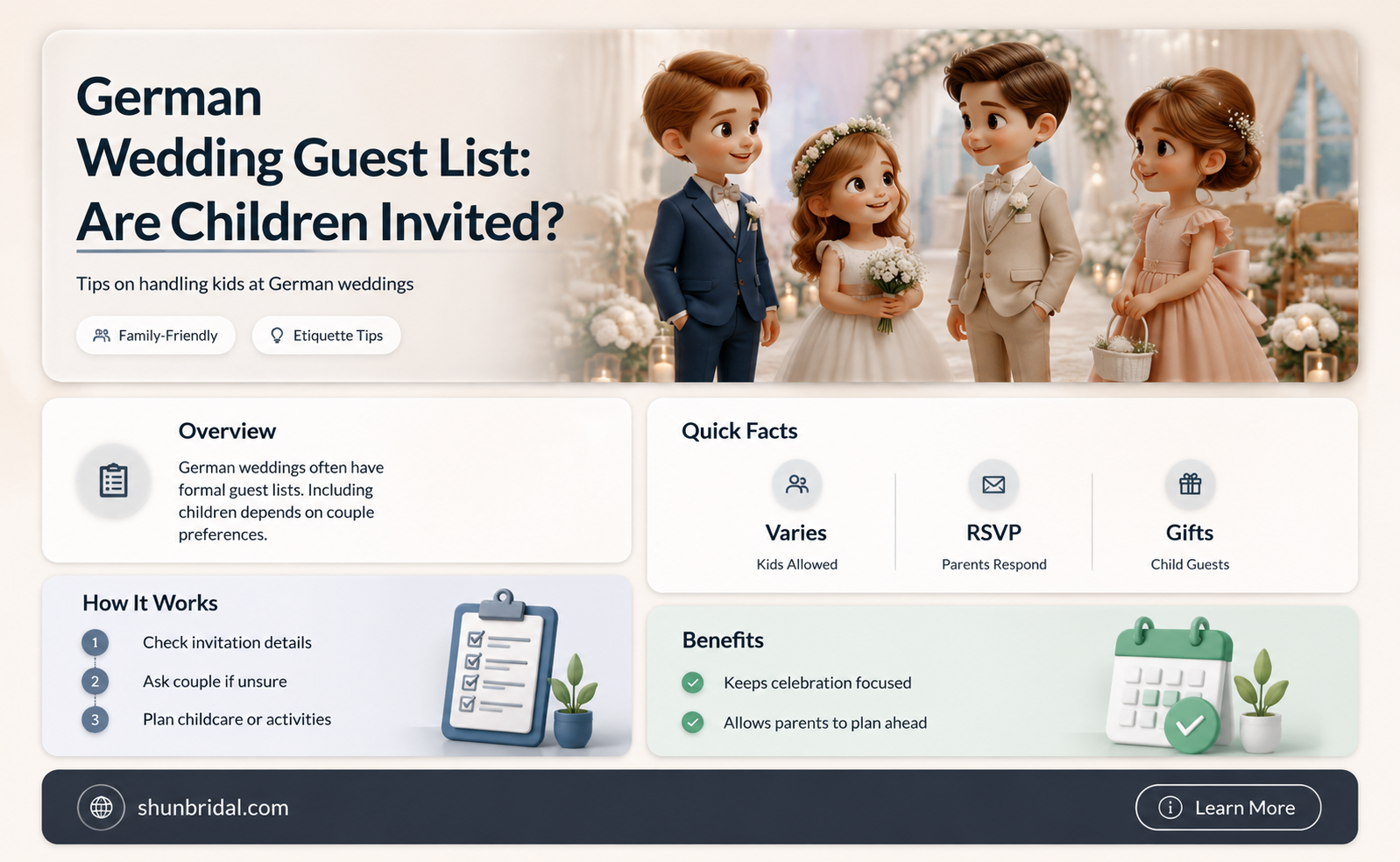 are kids invited to german wedding