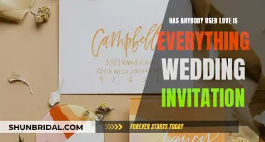 Love is Everything: Wedding Invitation Experience