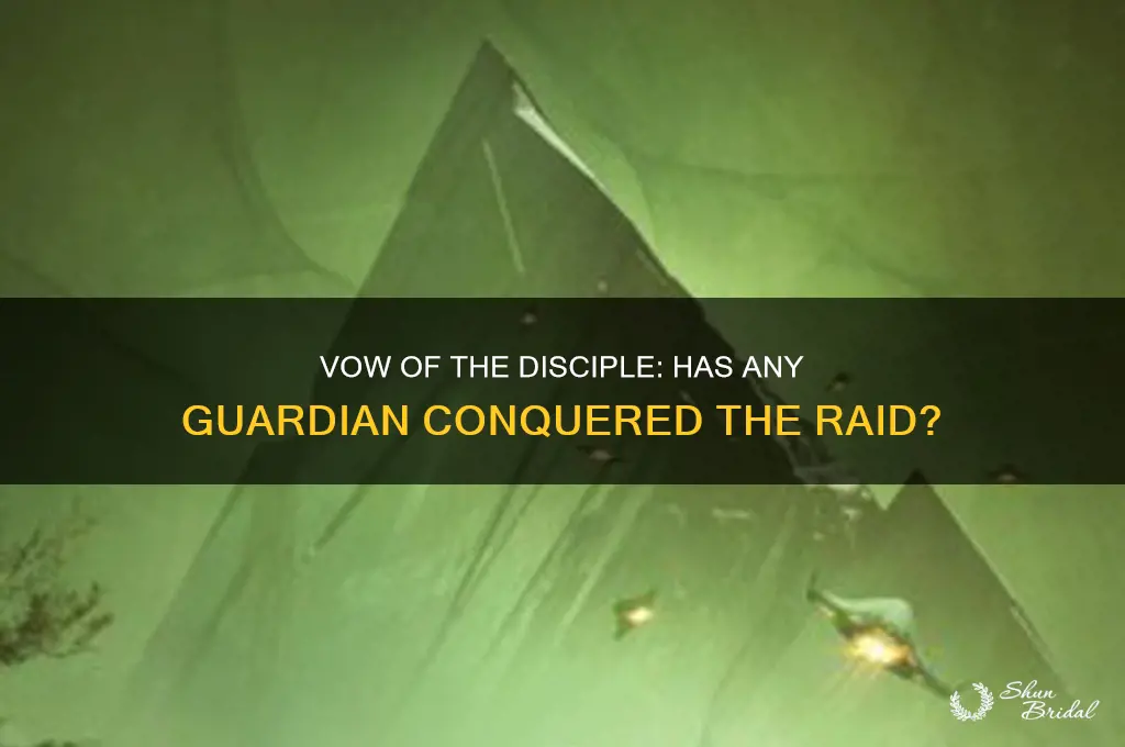 has anyone completed vow of the disciple