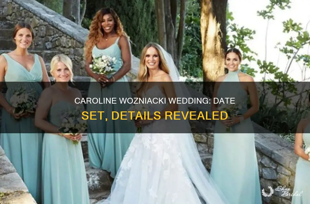 has caroline wozniacki set a wedding date