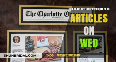 Charlotte Observer's Midweek Food Articles: A Thing of Past?