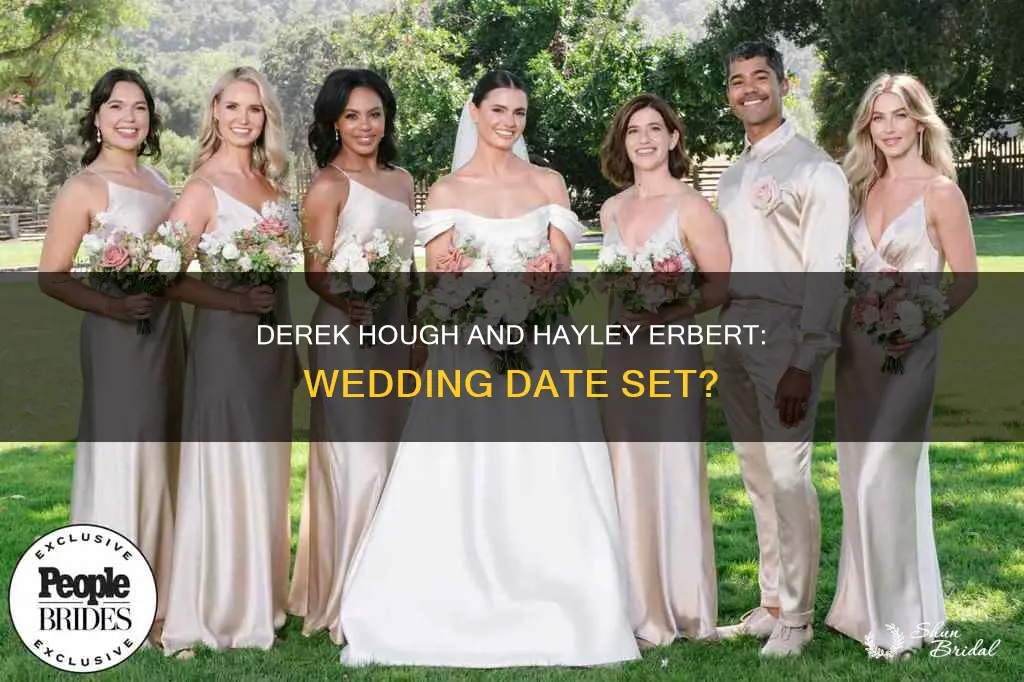 has derek hough set a wedding date