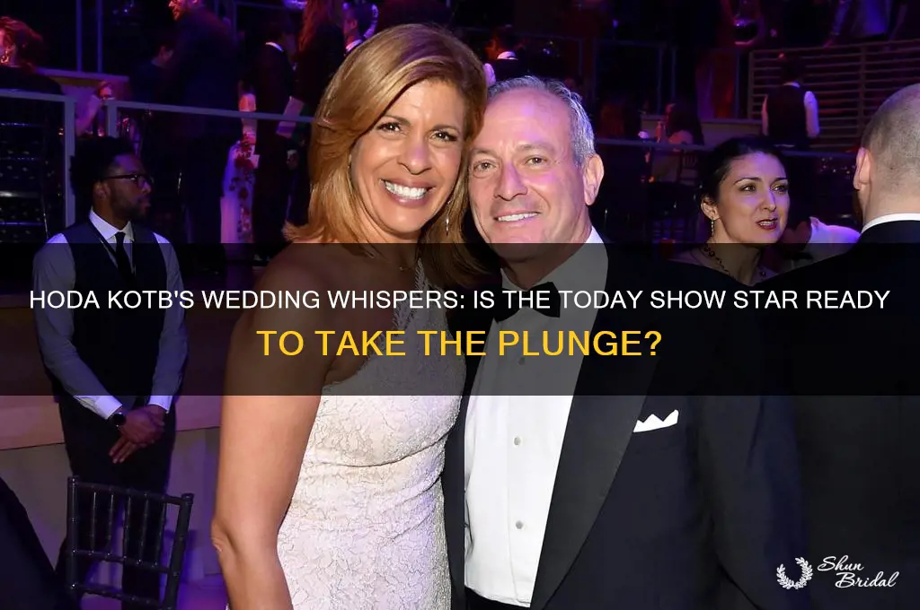 has hoda kotb set a wedding date