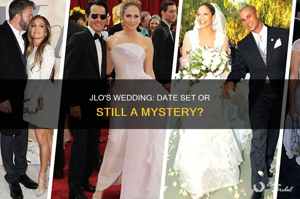 has jlo set a wedding datte