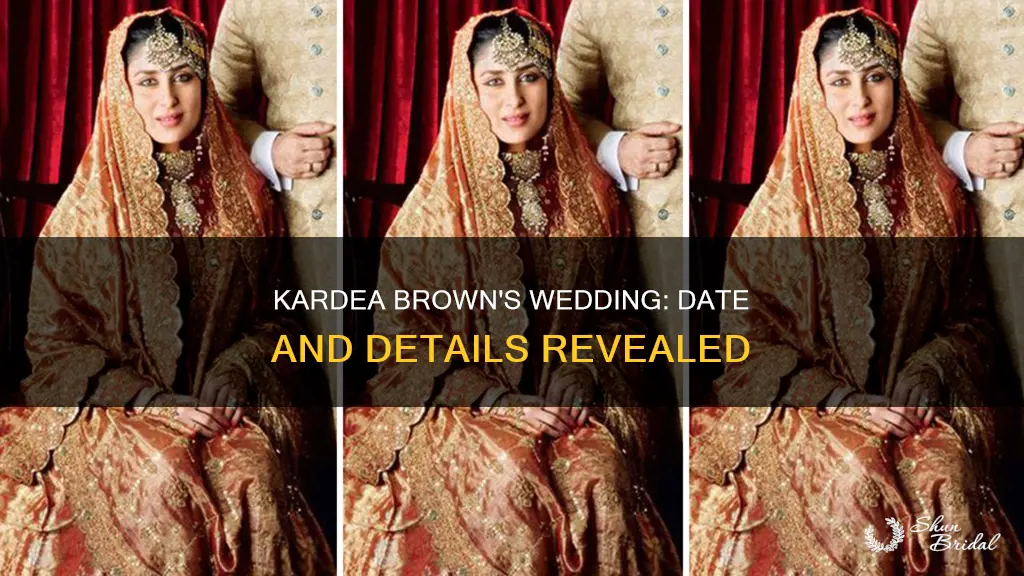 has kardea brown set a wedding date