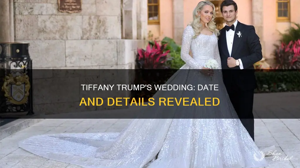 has tiffany trump set a wedding date