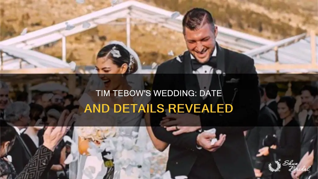 has tim tebow set a wedding date