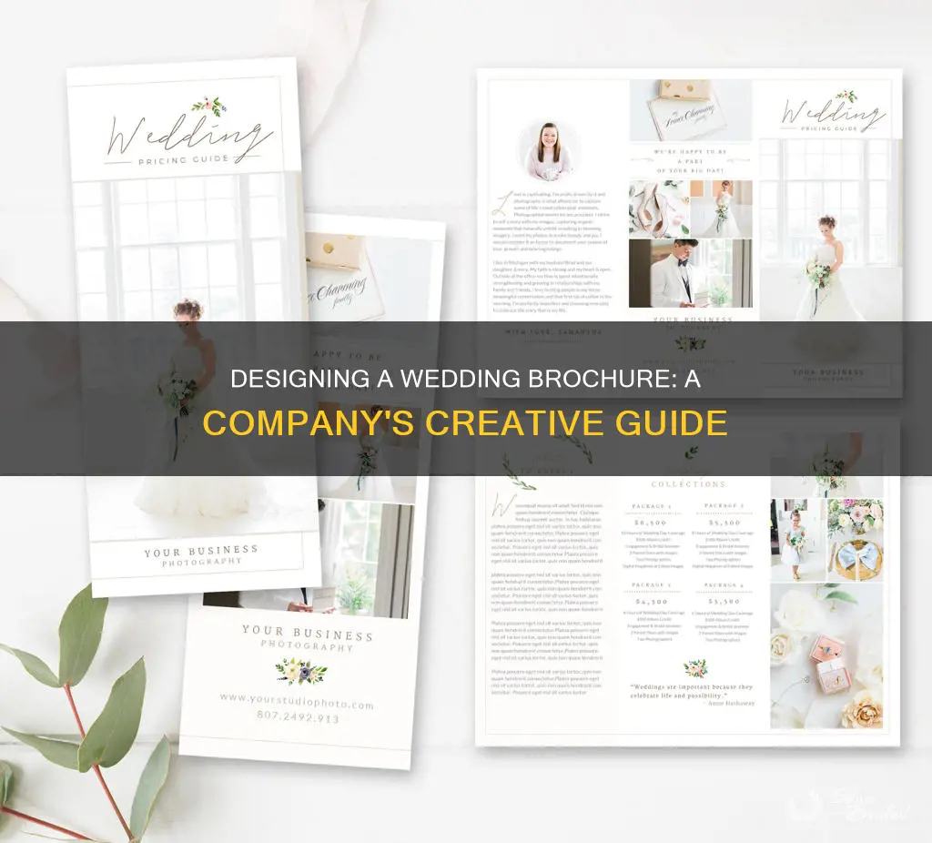 have a company make wedding brochure