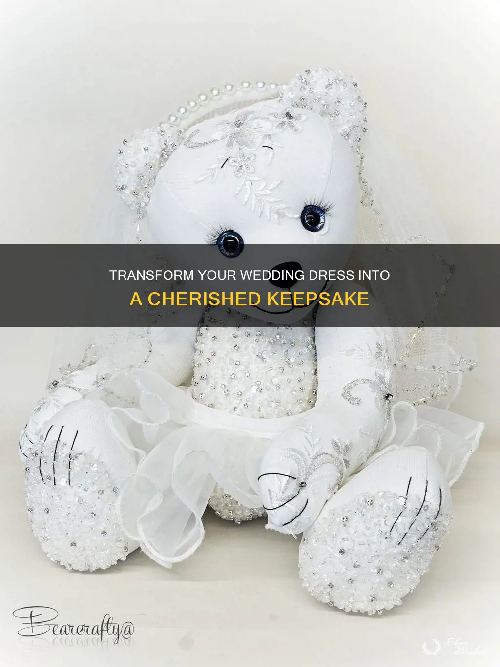 have a keepsake made from wedding dress