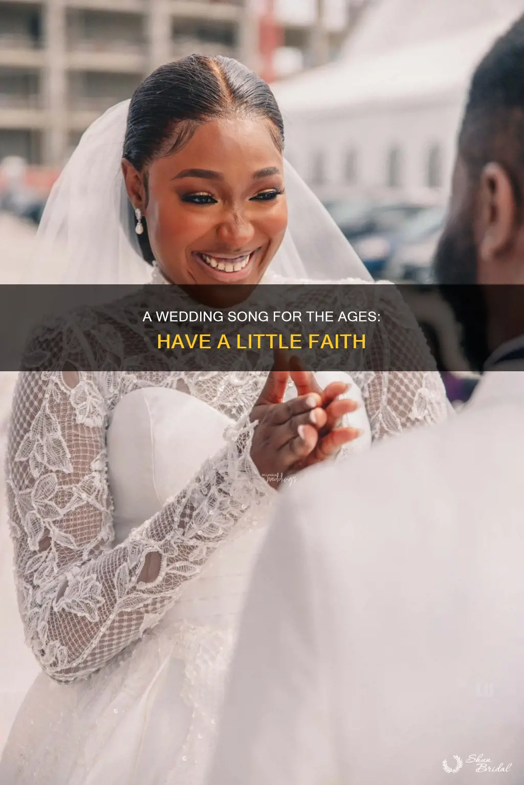 have a little faith in me wedding song