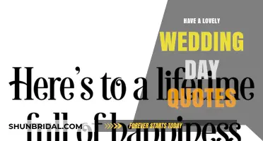 Heartfelt Wedding Day Quotes to Celebrate Your Lovely Union