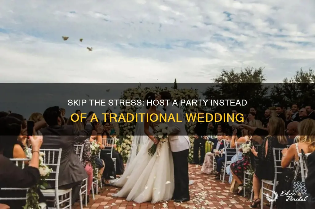 have a party instead of a wedding