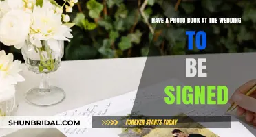 A Photo Book: Guest Signatures, Memories, and Well-Wishes