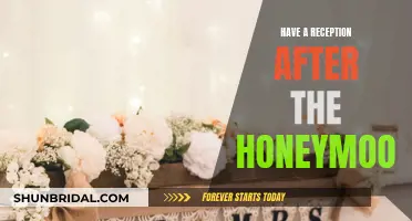 A Post-Honeymoon Reception: Celebrating Love and New Beginnings