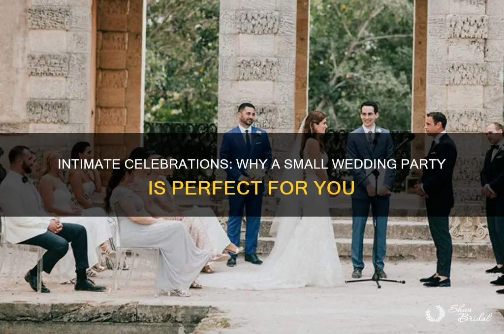 have a small wedding party