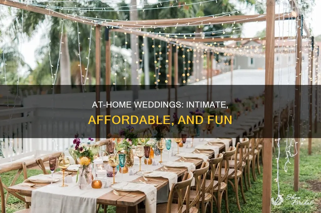 have a wedding at home