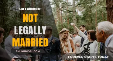 A Wedding Without Legal Ties: Is It Possible?
