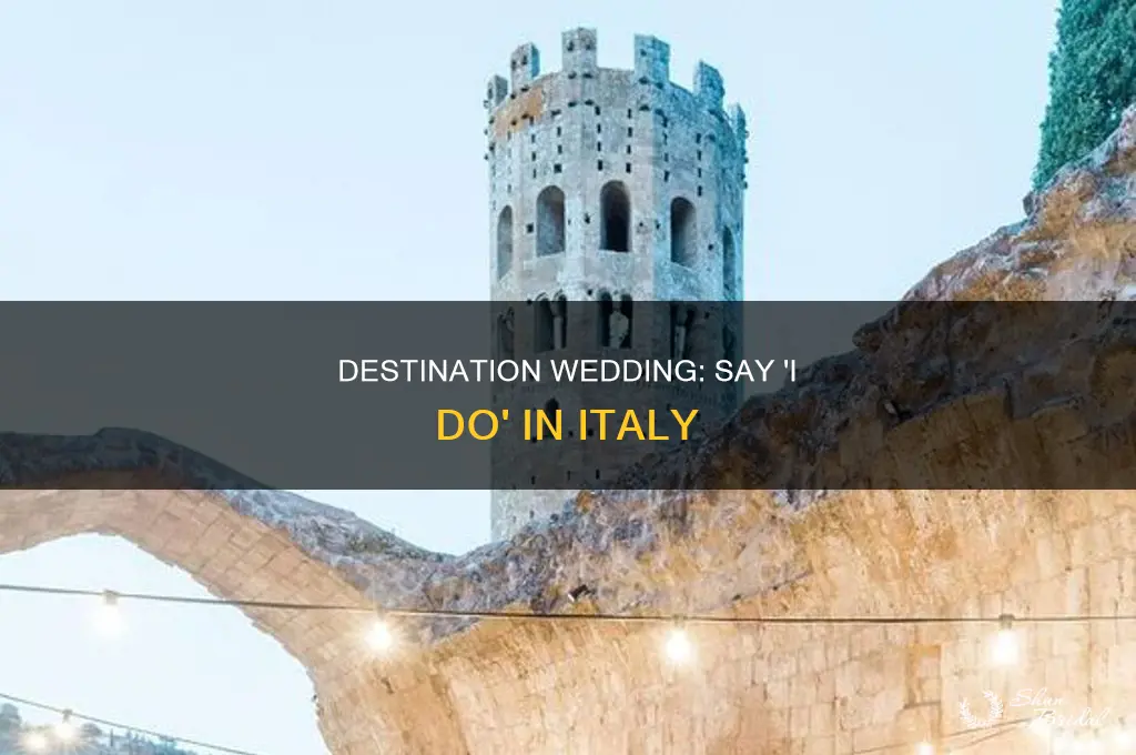 have a wedding in italy