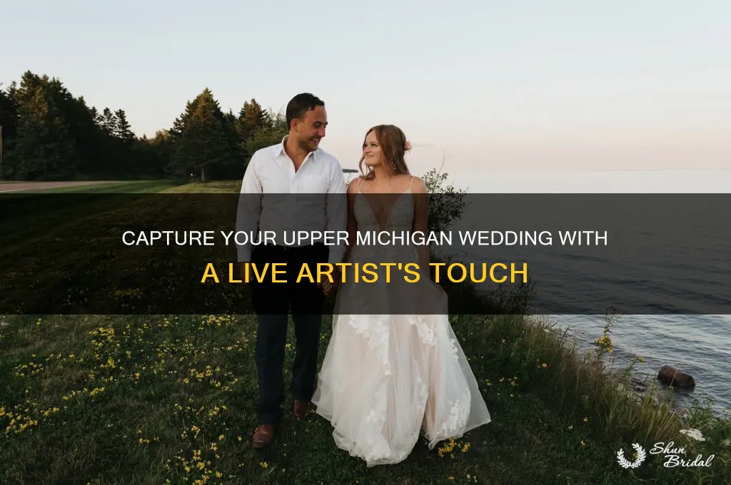 have an artist paint wedding ceremony upper michigan