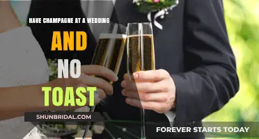Champagne without a Toast: A Wedding Conundrum