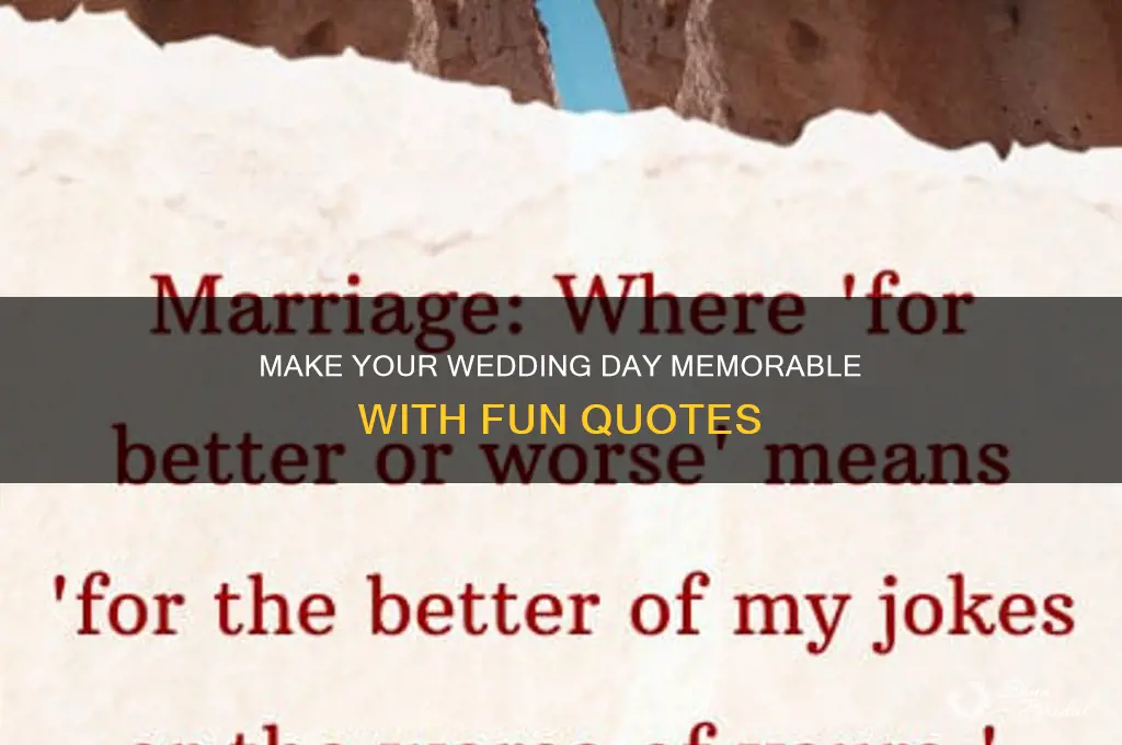 have fun at the wedding quotes