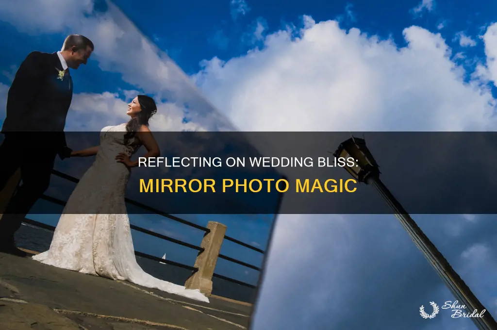 have my wedding picture placed on a mirror