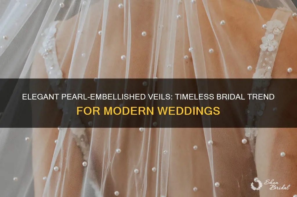 have pearls on veils