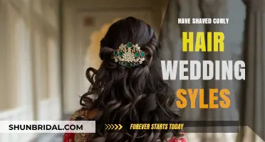 Curly Brides: Shaved Hairstyles for Your Wedding