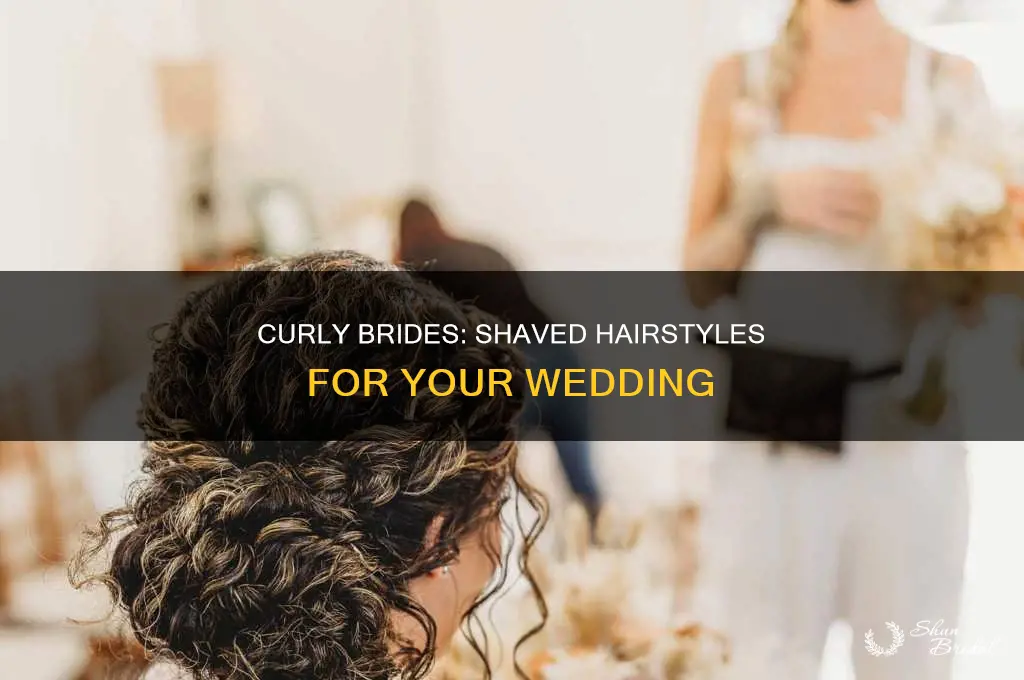 have shaved curly hair wedding syles