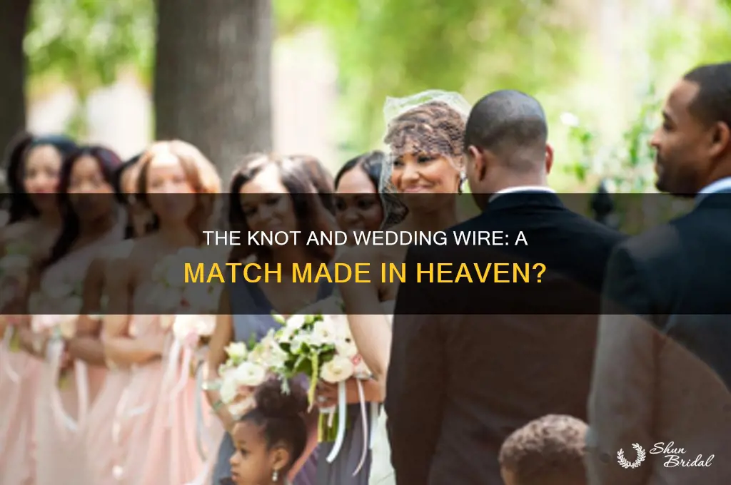 have the knot and wedding wire joined