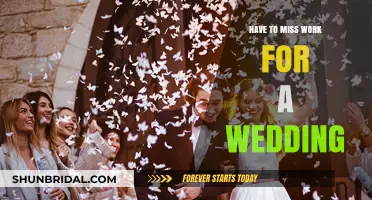 Attending a Wedding? Strategies for Missing Work