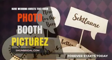 Text Your Photo Booth Pics: A Fun Wedding Guest Idea