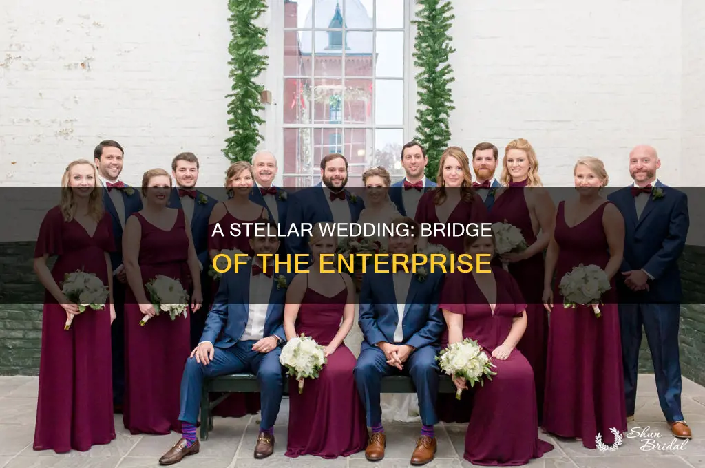 have wedding on bridge of starship enterprise