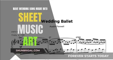 Wedding Song Legacy: Sheet Music Art