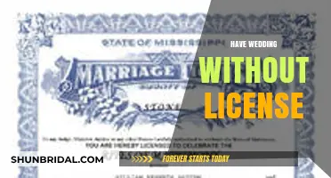 A Wedding Without a License: Is It Possible?