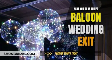 LED Balloon Wedding Exit: A Magical Send-Off