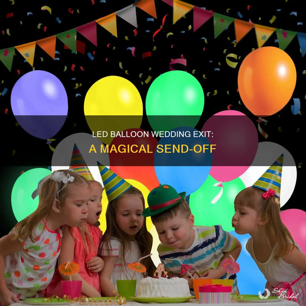 have you done an led baloon wedding exit