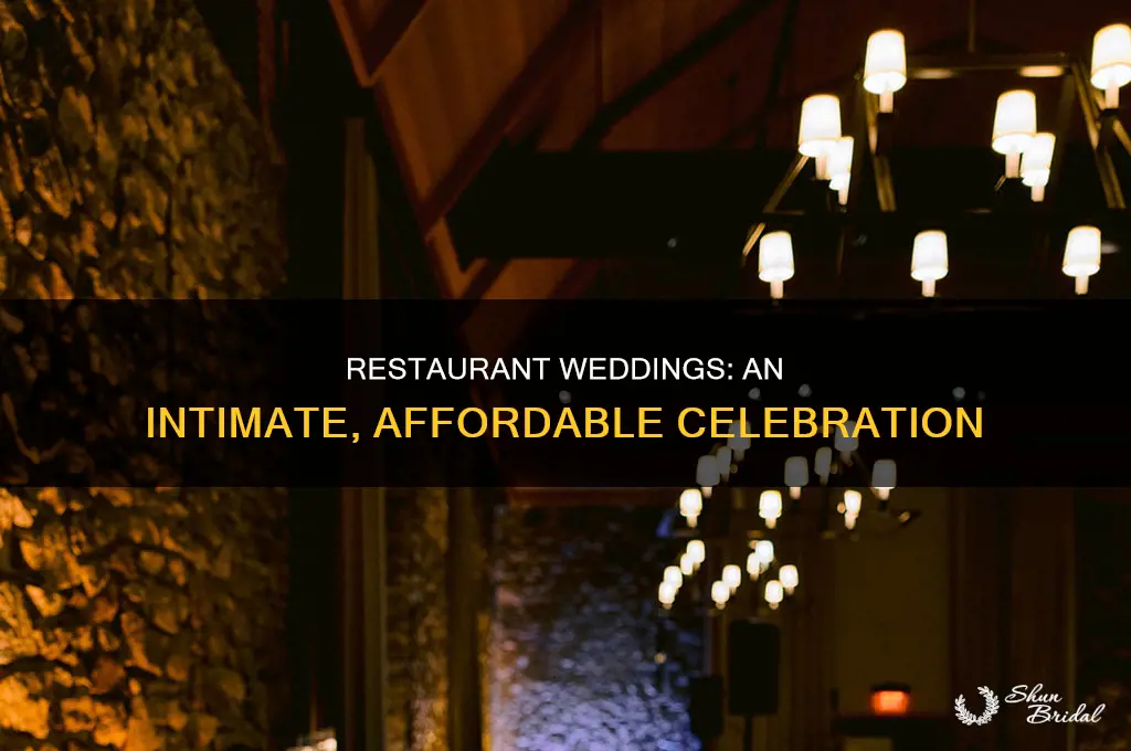 have your wedding at a restaurant