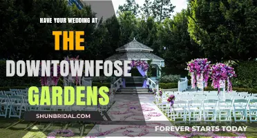 Host Your Dream Wedding at Downtown Rose Gardens
