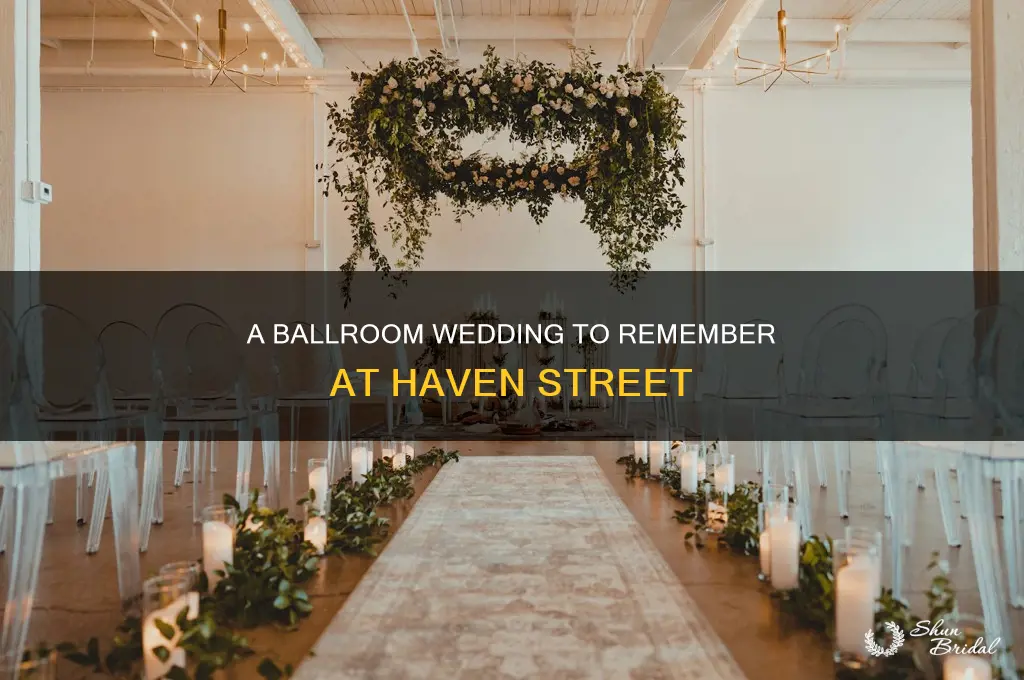 haven street ballroom wedding