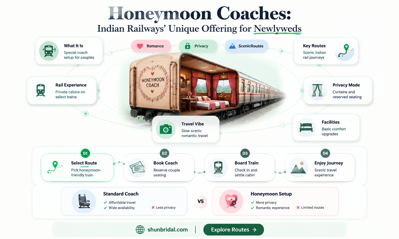 are there honeymoon coaches in indian railways