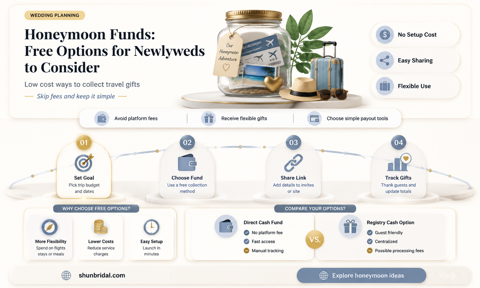 are there any honeymoon funds with no fees