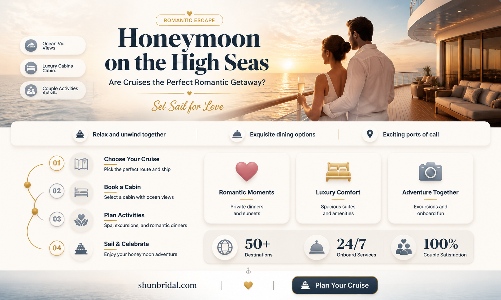 are cruises a good idea for a honeymoon