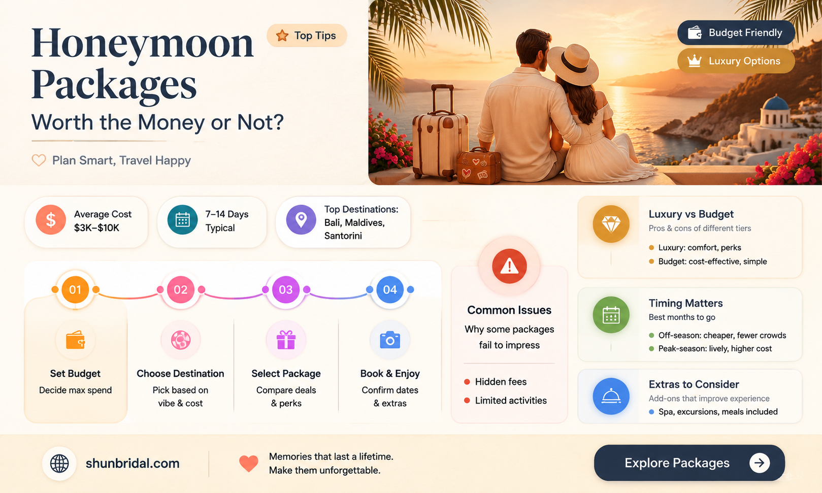 are honeymoon packages worth it