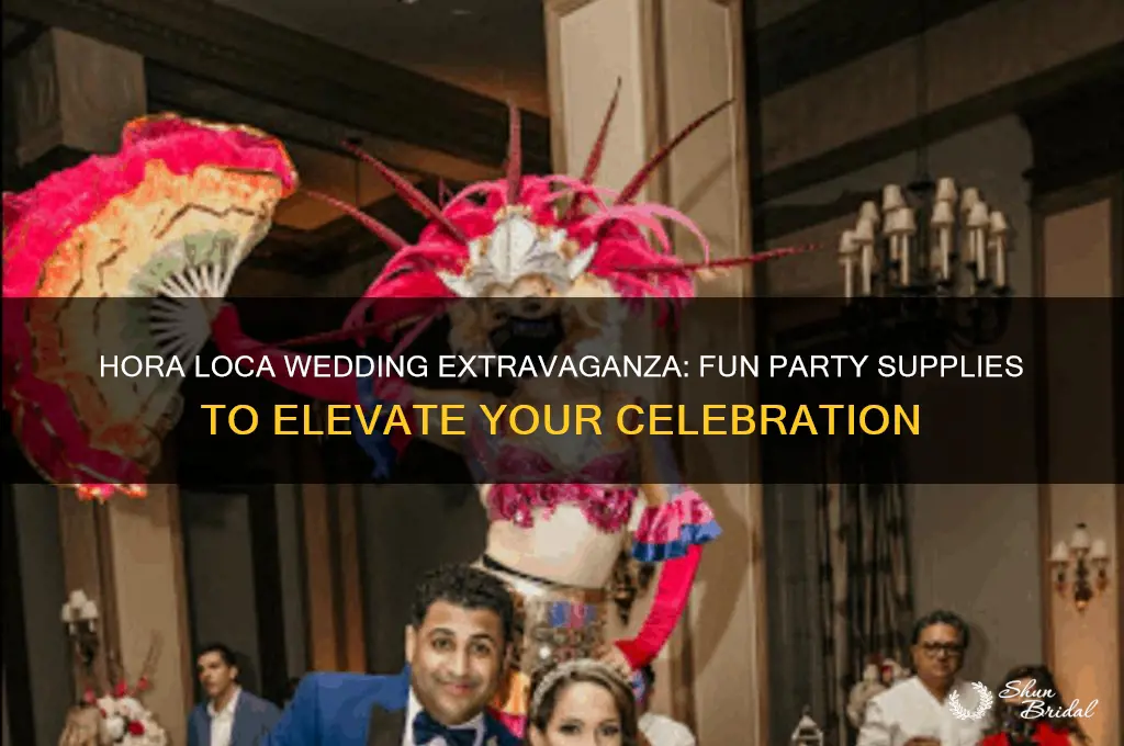 hora loca party supplies wedding